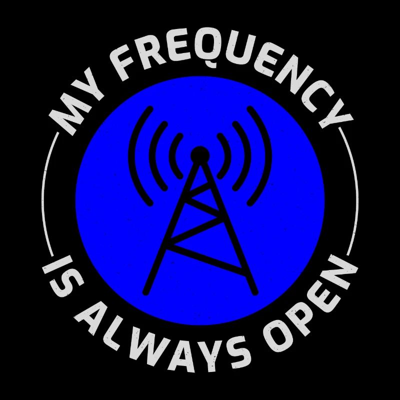 Frequenz der Funkwellen des Amateurfunkers