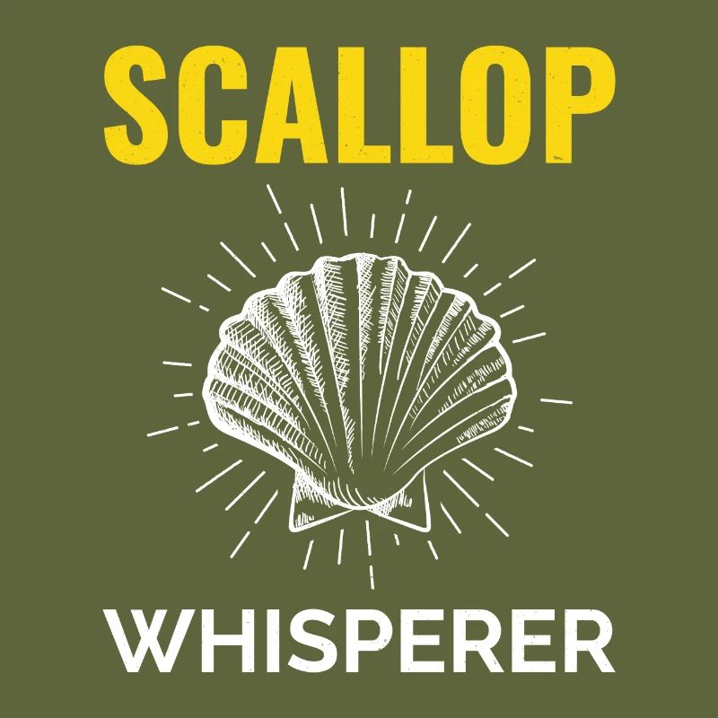 Scallop Seashells Collector Beachcomber Shellfish