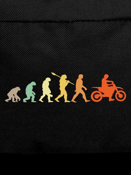 Evolution Motorradfahrer