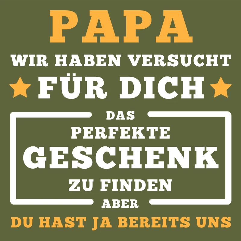 Papa Papi Vatertag. Perfekte Geschenk Deine Kinder