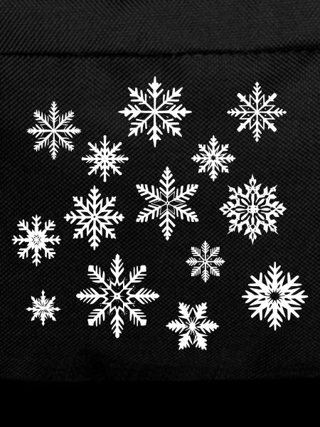 Snowflakes white