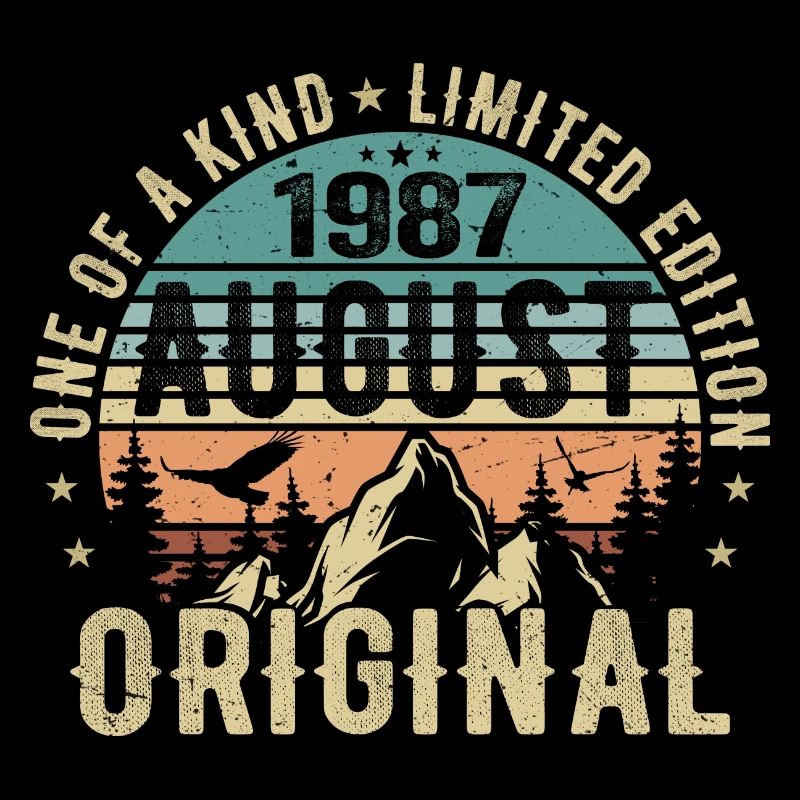 August 1987 - Geboren Im August 1987 - Geburtstags