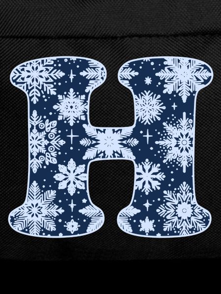 Letter H Snowflakes