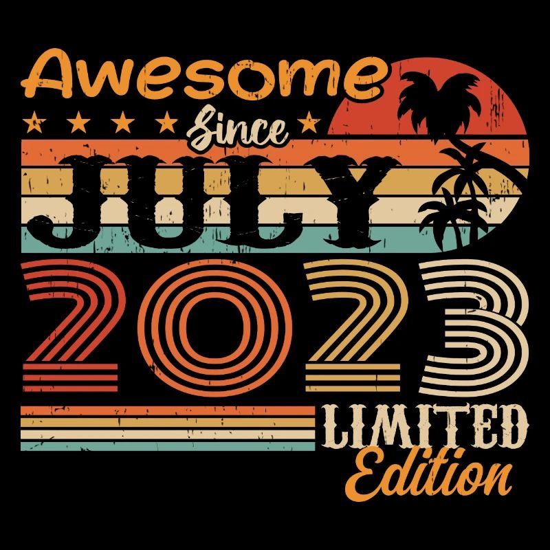 Juli 2023 Juli Geburtstagsgeschenk Juli 2023