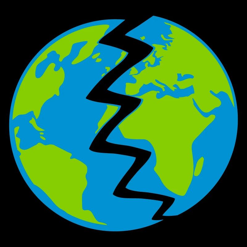 Conception de la Terre détruite