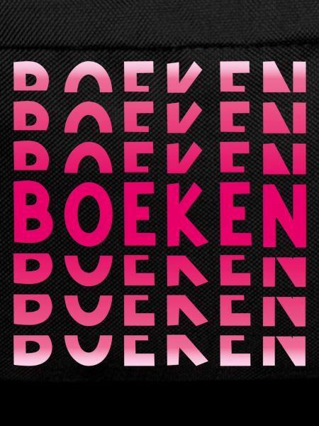 Books in pink gradient