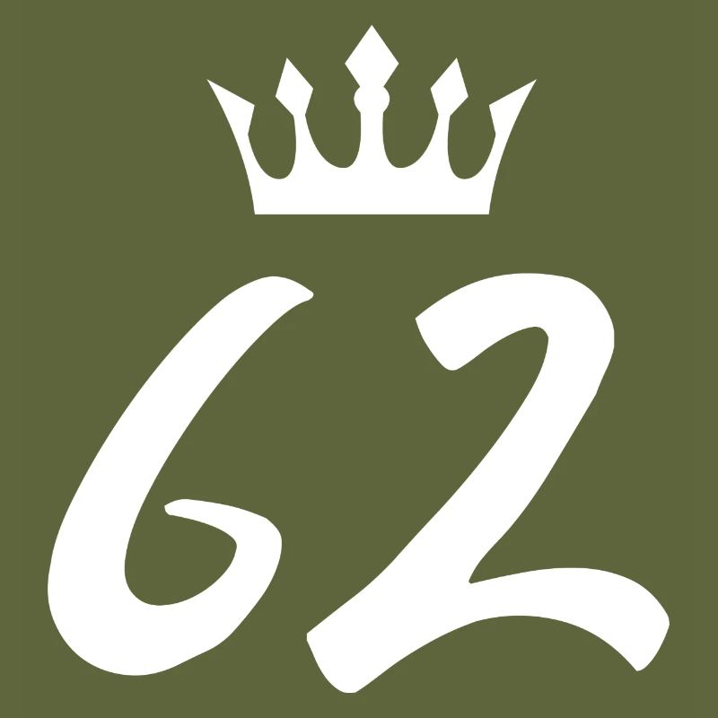 62 Number crown