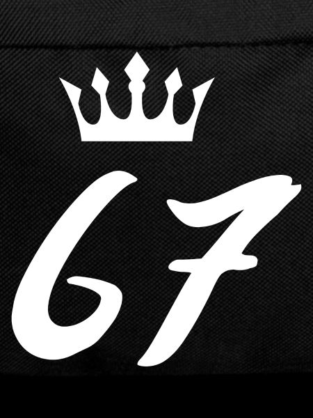 67 Number crown