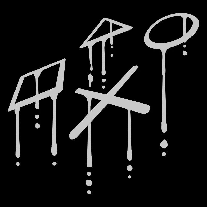 Graffiti Konsole Symbole Nerd