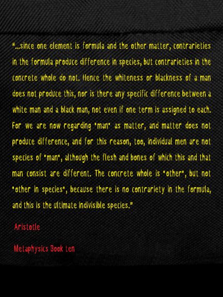 Aristotle Metaphysics Book ten