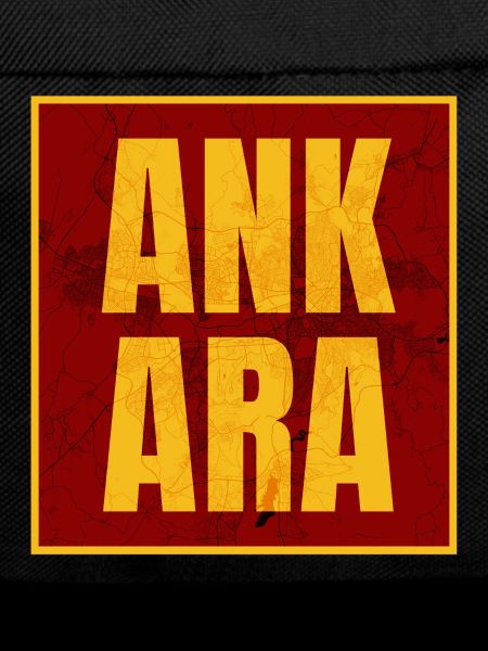 Ankara Capital Letters Yellow Red