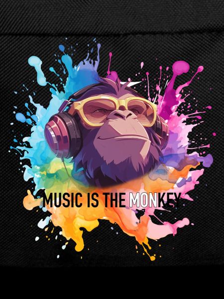 Music is the monkey pun