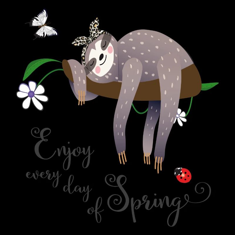 Faultier im Frühling