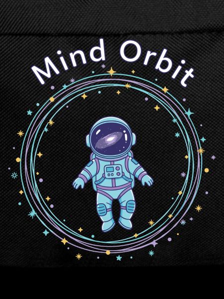 Astronaut im Gedanken-Orbit