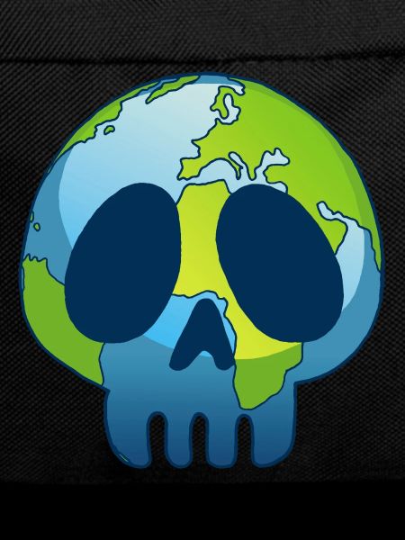 The skull of planet Earth