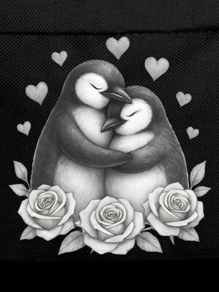 Love Duo Penguin Roses