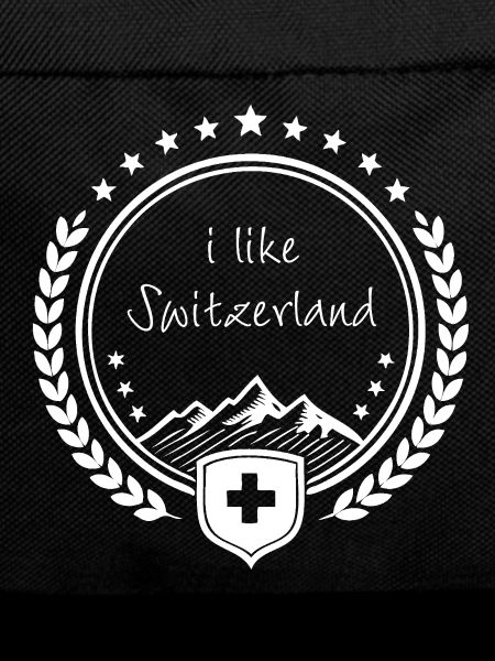 i like Switzerland Emblem white