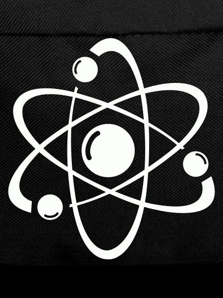 Atommodell Linienkunst