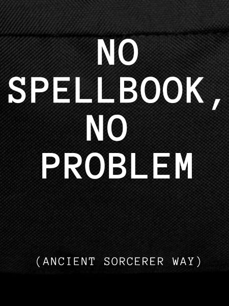 DeD sorcerer-themed T-shirt