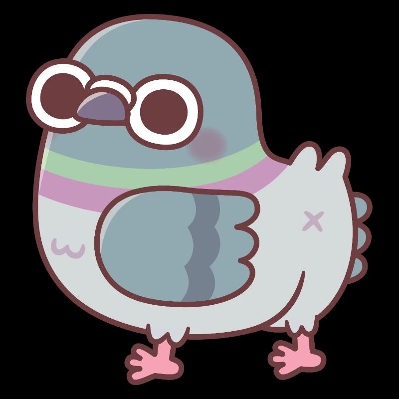 Mignonne cul de pigeon rondouillé
