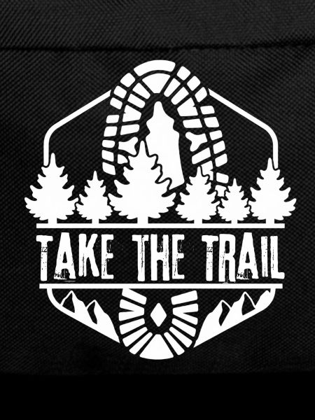 Take the Trail Waldpfad Silhouette