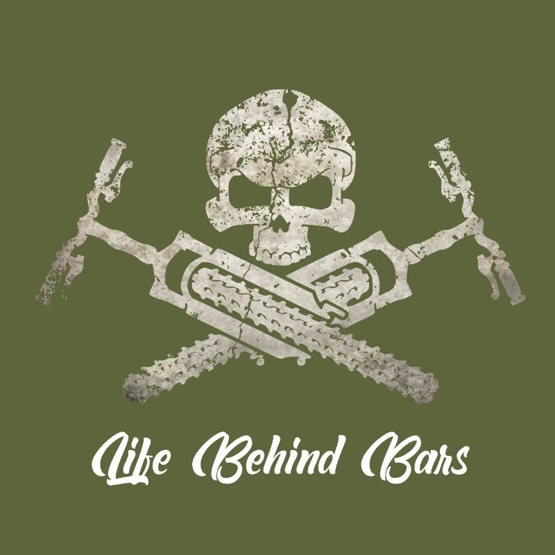 Mountainbiker Skull MTB