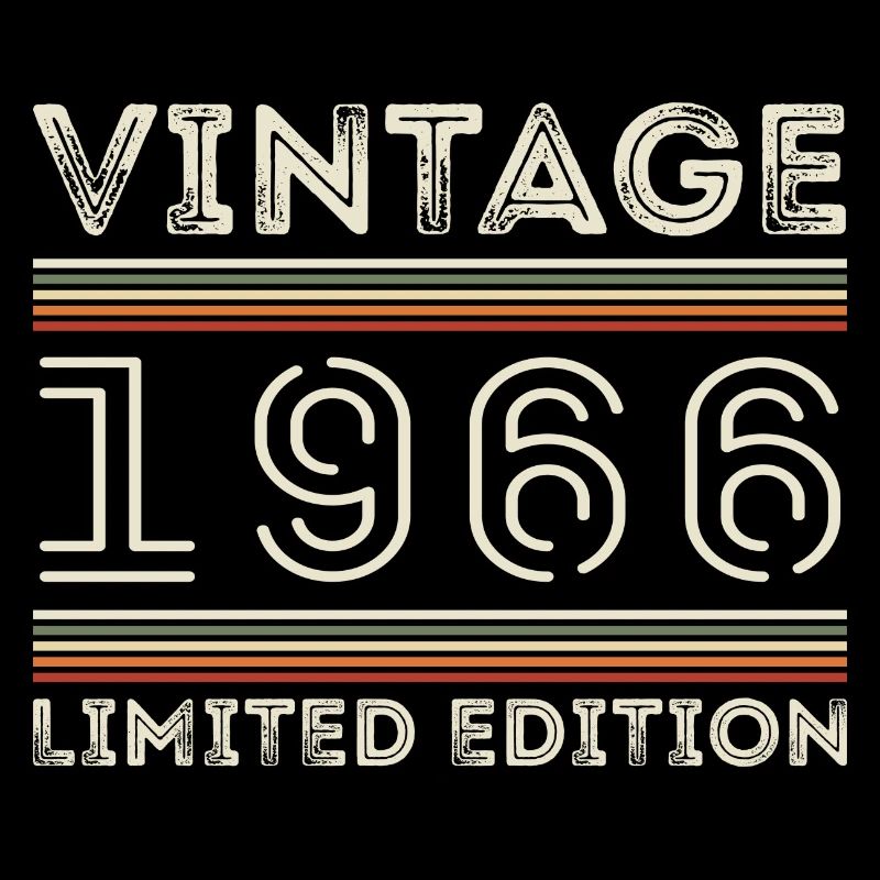 Millésime 1966 - Année 1966 Cadeau d’anniversaire 1966