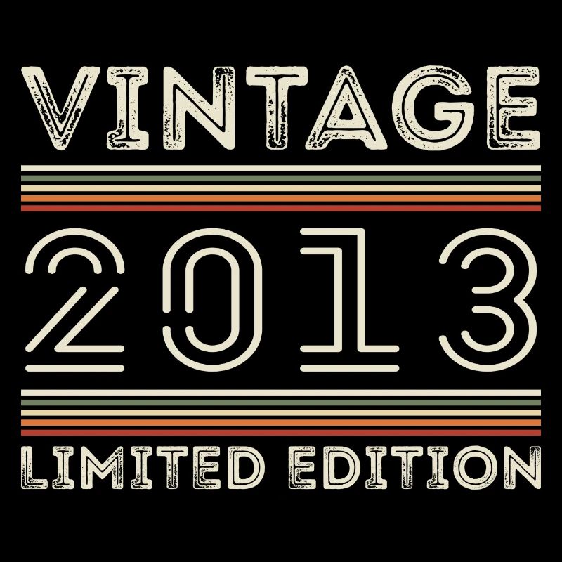 Vintage 2013 - Year 2013 Birthday Gift 2013