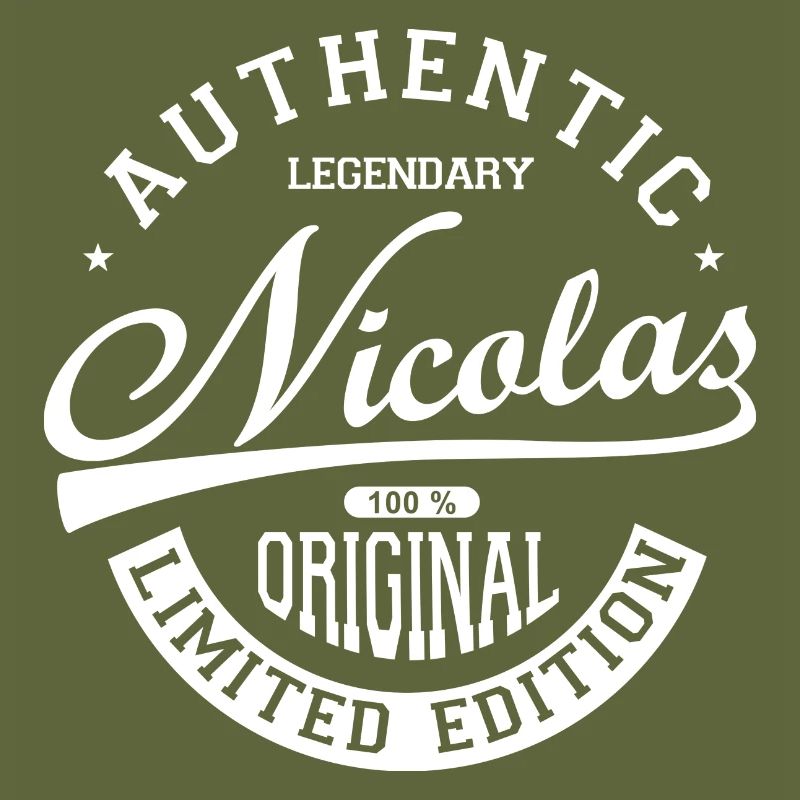 NICOLAS Tshirt personalized name gift nicolas