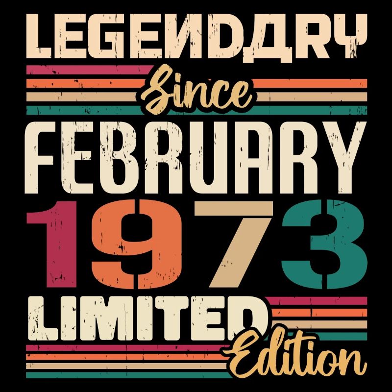 Februar 1973 Geburtstagsgeschenk Februar 1973