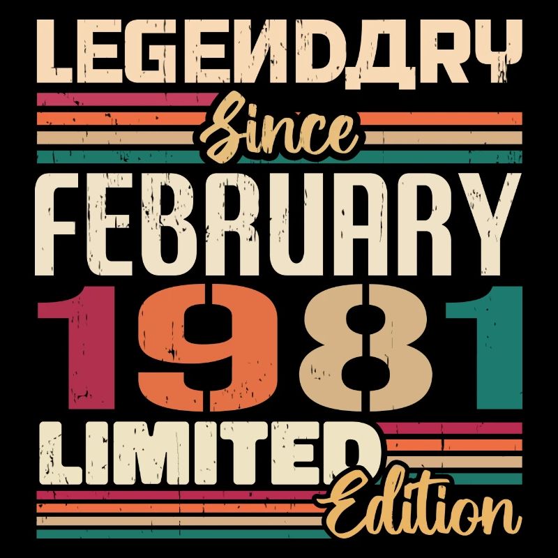 Février 1981 Cadeau d’anniversaire Février 1981