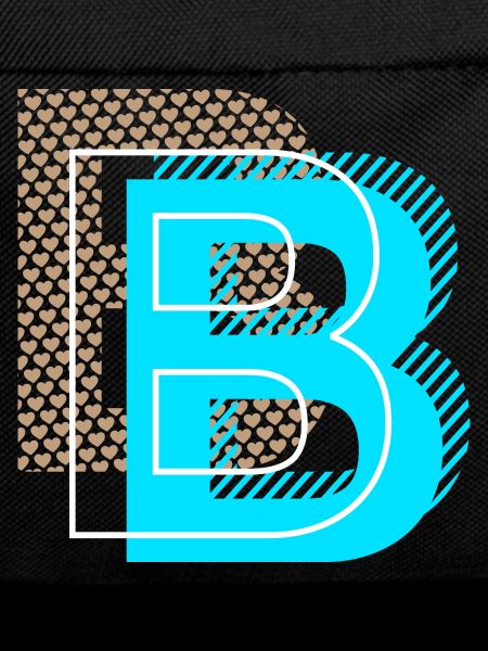 Cooler Buchstabe B