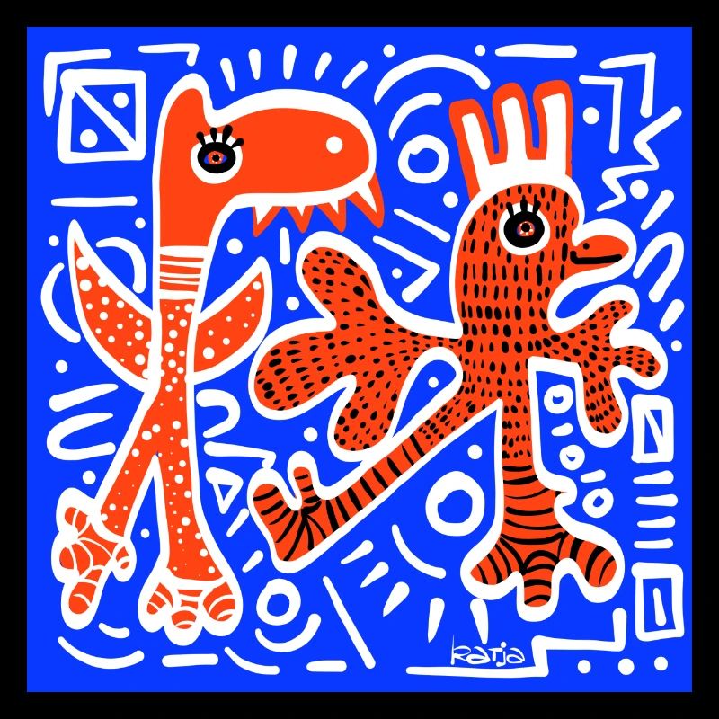 Creatures in Orange