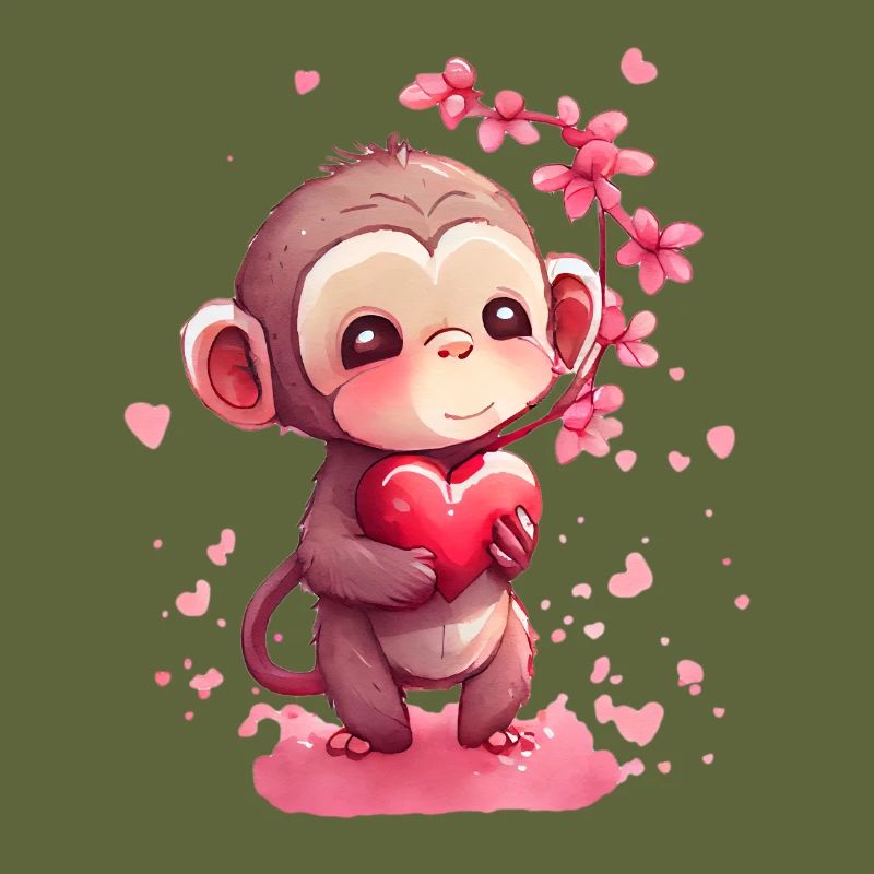 Monkey Valentine's Day Gift