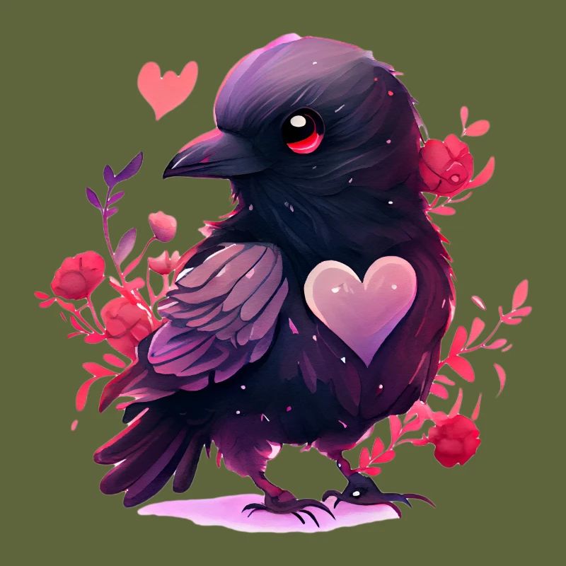 Cadeau de Saint-Valentin Raven