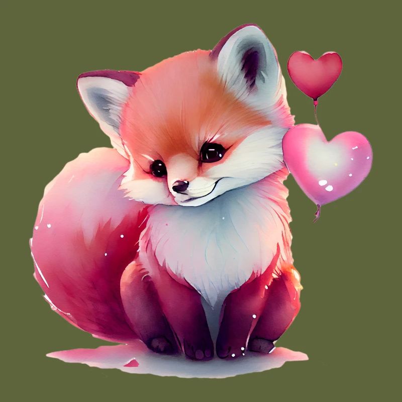 Cadeau de Saint-Valentin Fox
