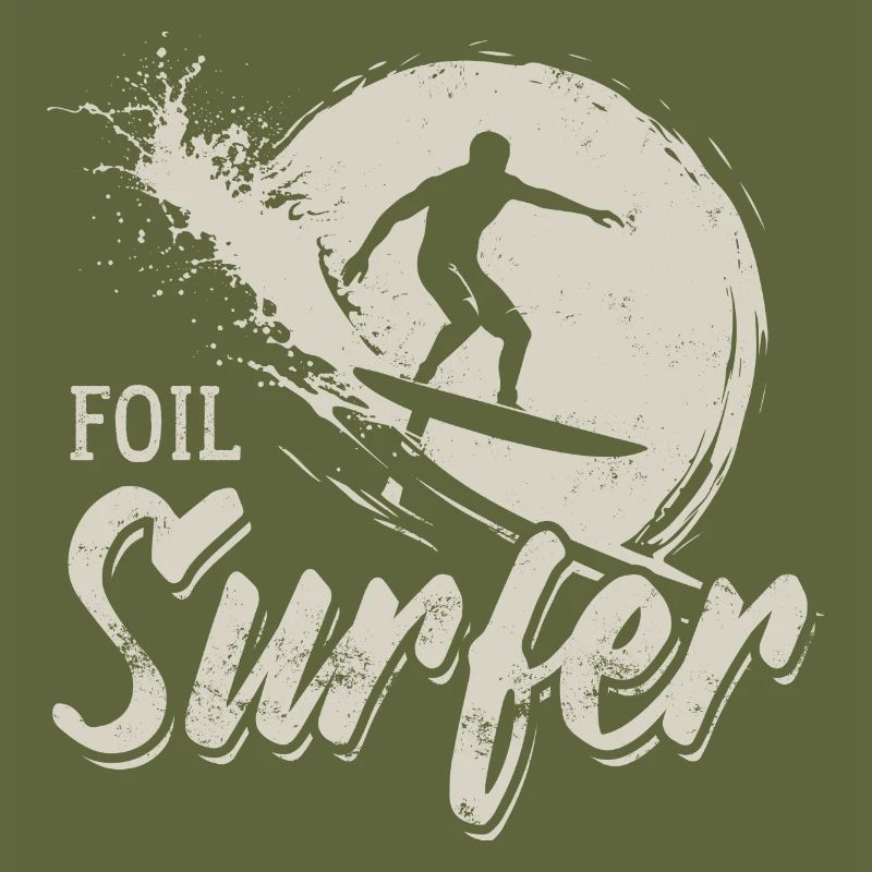 Foil Surfer - Wave - Surfer - Gift