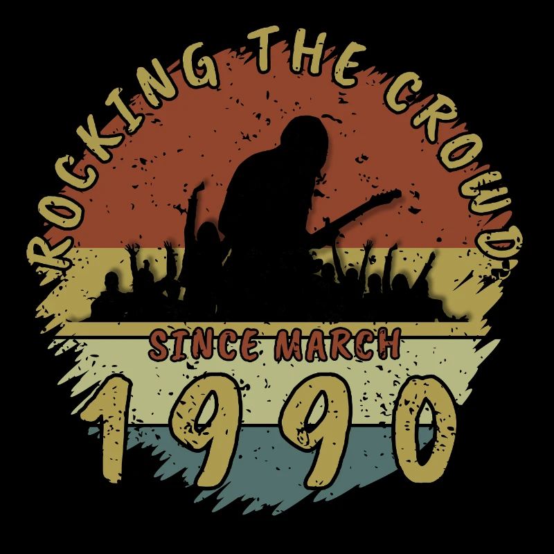 35th Birthday Rocking the crowd GIT 03/1990