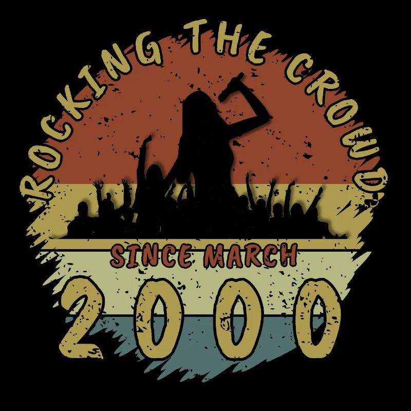 25th Birthday Rocking the crowd SNG 03/2000