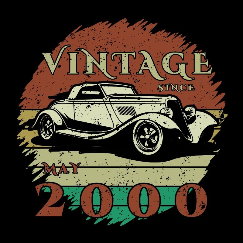 25. Geburtstag - Klassiker - Vintage since 05/2000