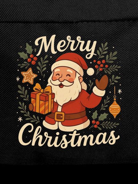 Merry Christmas Santa Gift Illustration