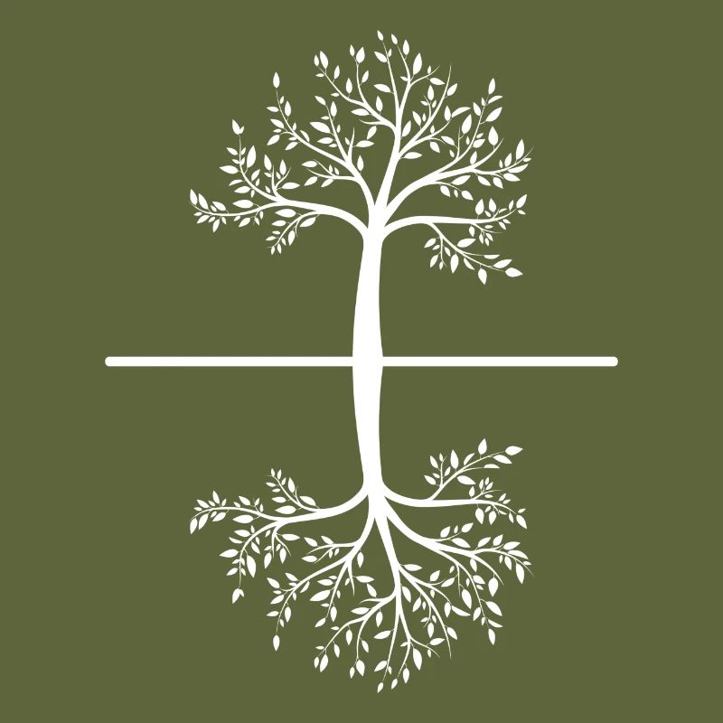 Mutter Erde Baum Reflektion Natur Geschenk