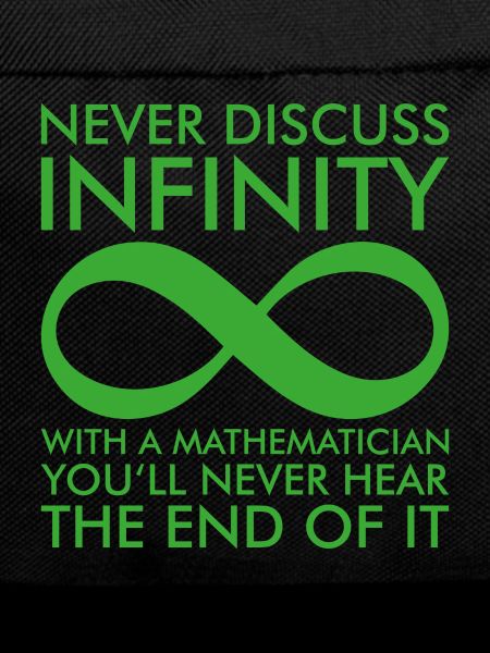 Infinity Symbol Mathematics Saying Gift