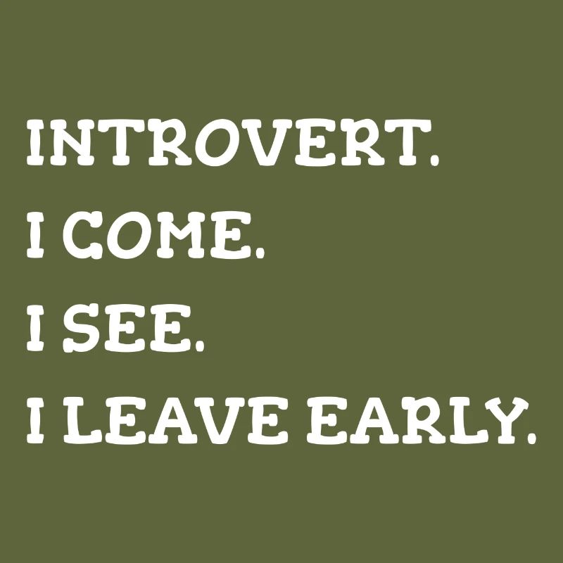 Introvert Introvert Gift Saying