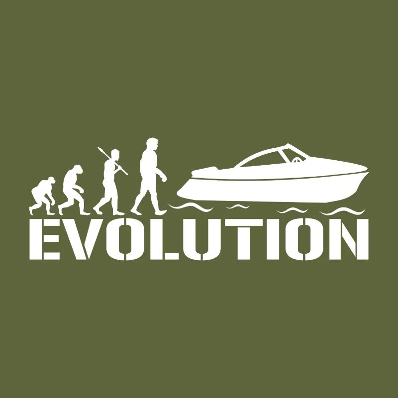 T-shirt de bateau à moteur - Evolution Boater