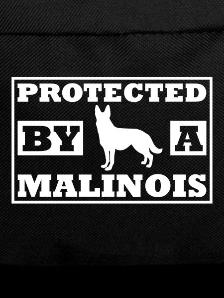 Protected by a malinois gift