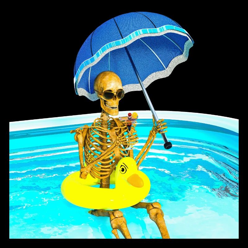 Sensenmann im Urlaub