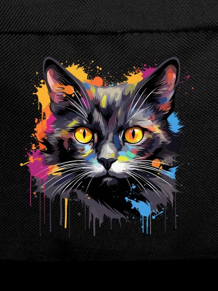 schwarze Katze