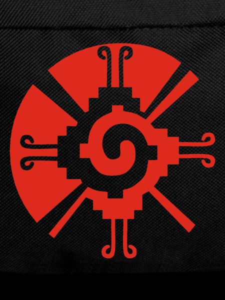 Red Mayan Protection Symbol