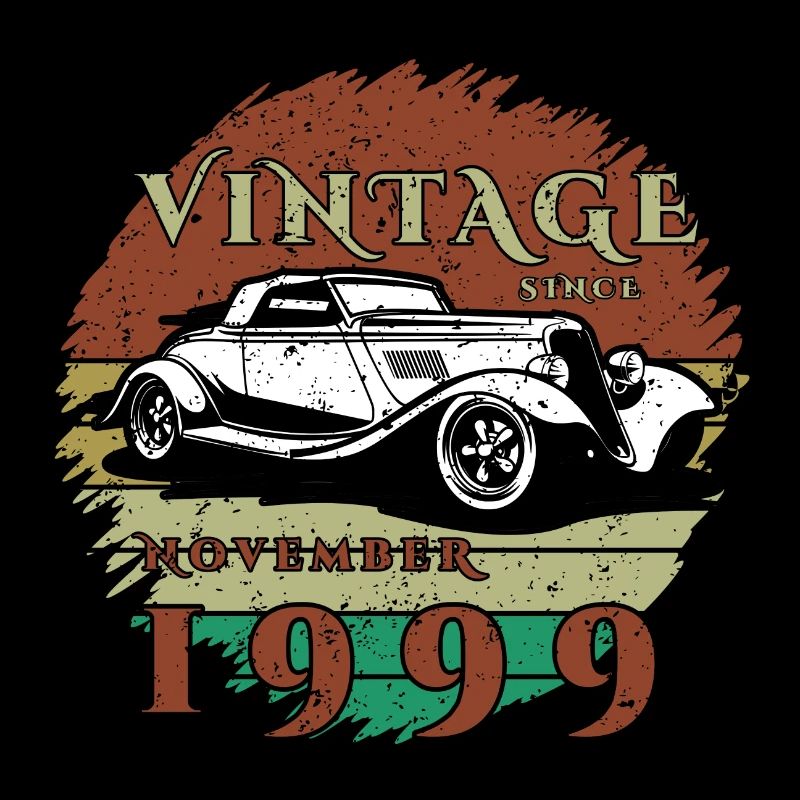 25th Birthday - Classic - Vintage since 11/1999